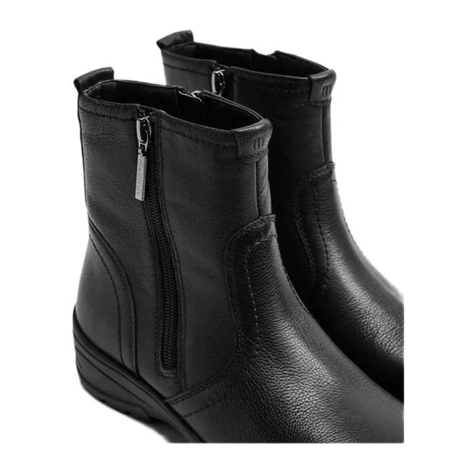 Medicus leren enkelboots zwart