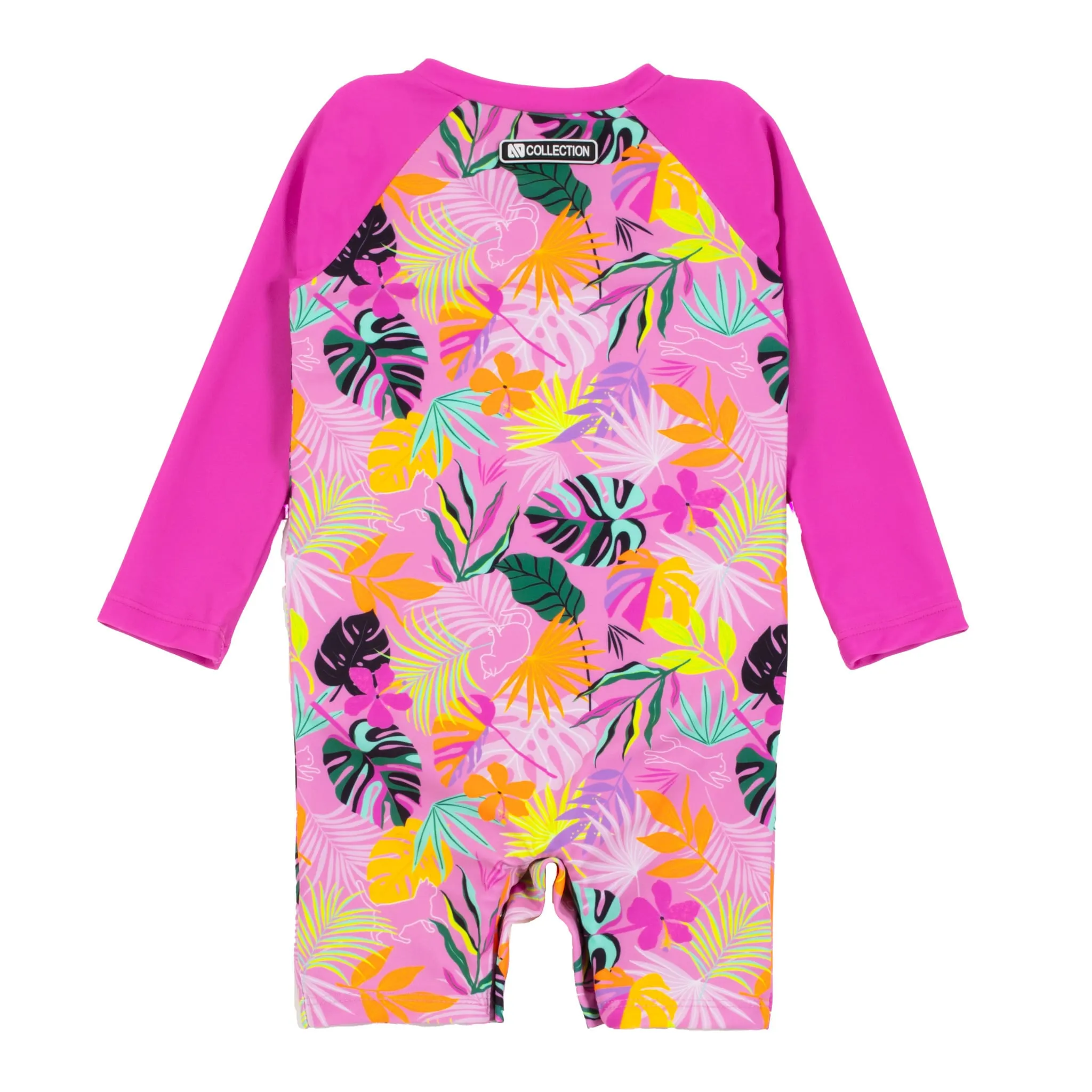 Nanö Maillot UV Manches Longues Hibiscus 9-24mois