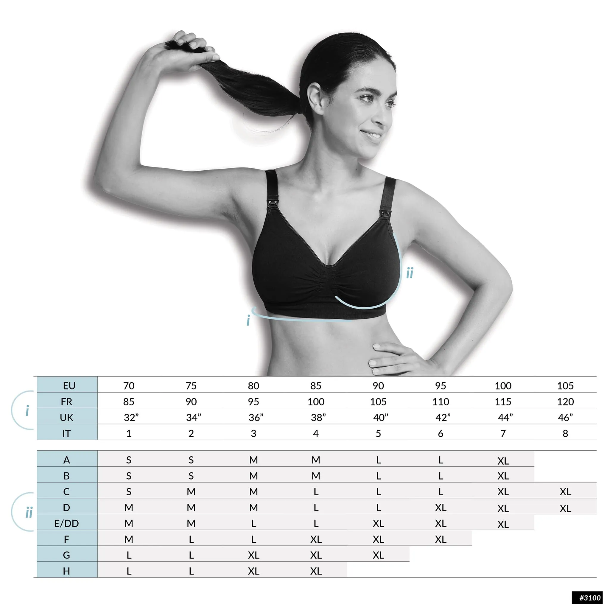 Carriwell Soutien-Gorge d'Allaitement Sans Coutures Carri-Gel ®