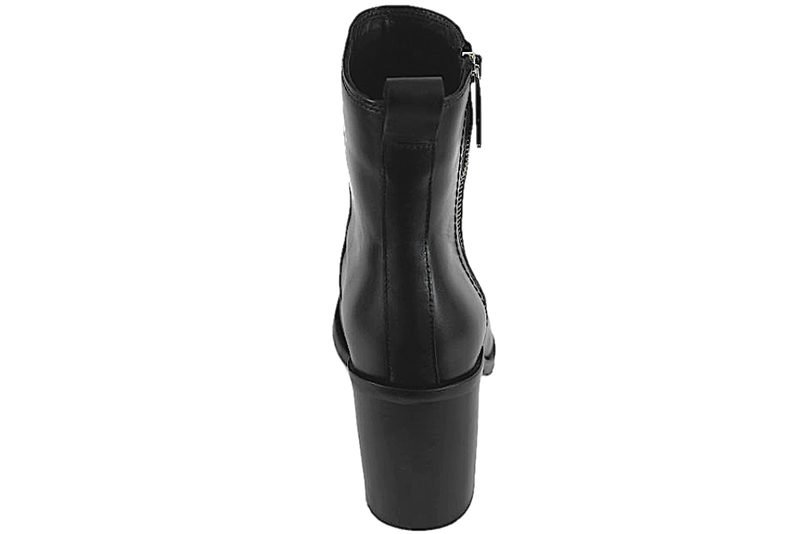 TOMMY HILFIGER ZIP HIGH FEEL BOOT STØVLE I SORT GLAT SKIND