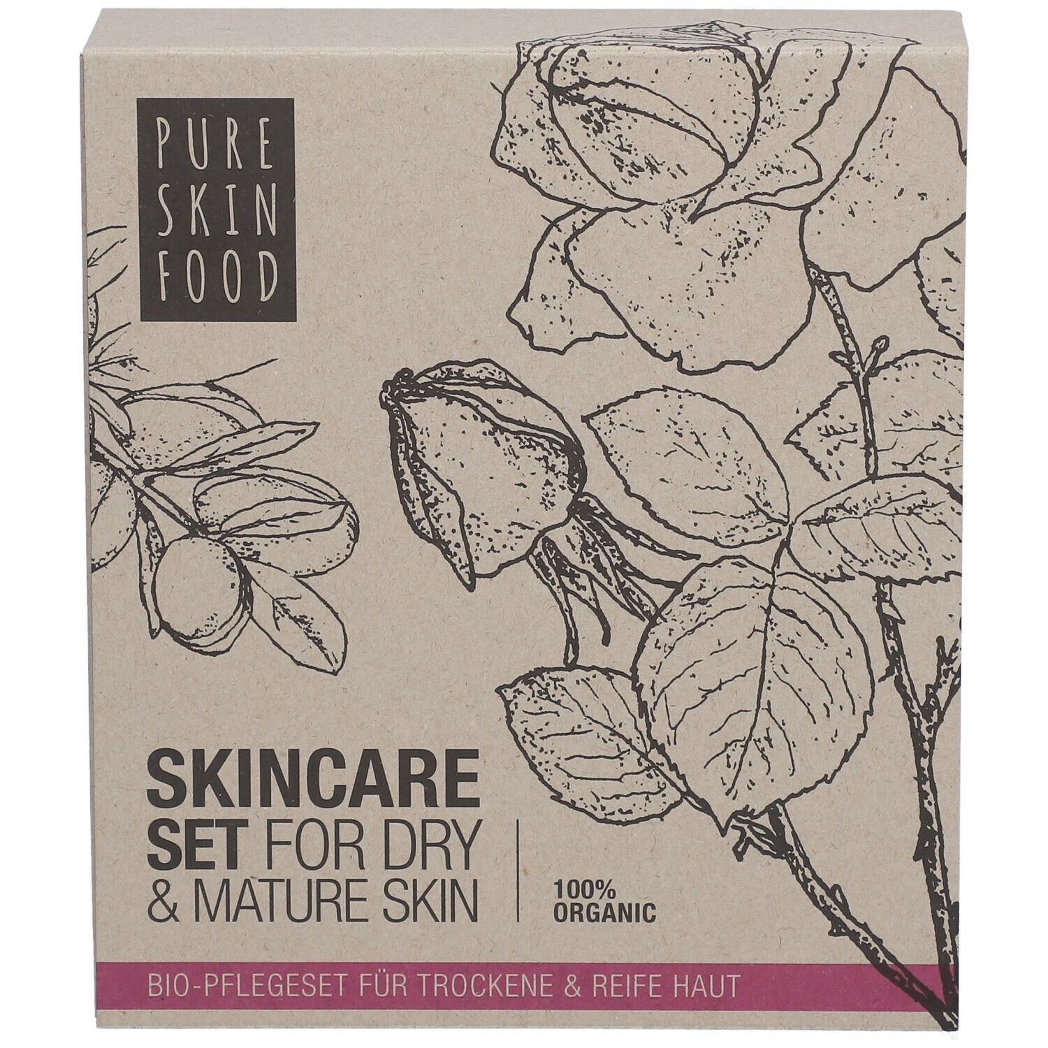 PURE SKIN FOOD Bio Skincare Set trockene & reife Haut