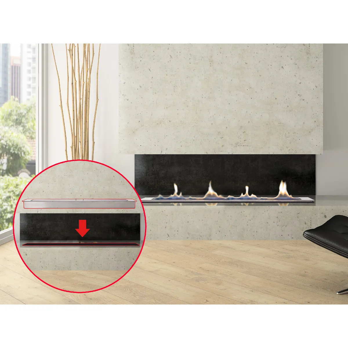 Purline Bloc de combustion F961