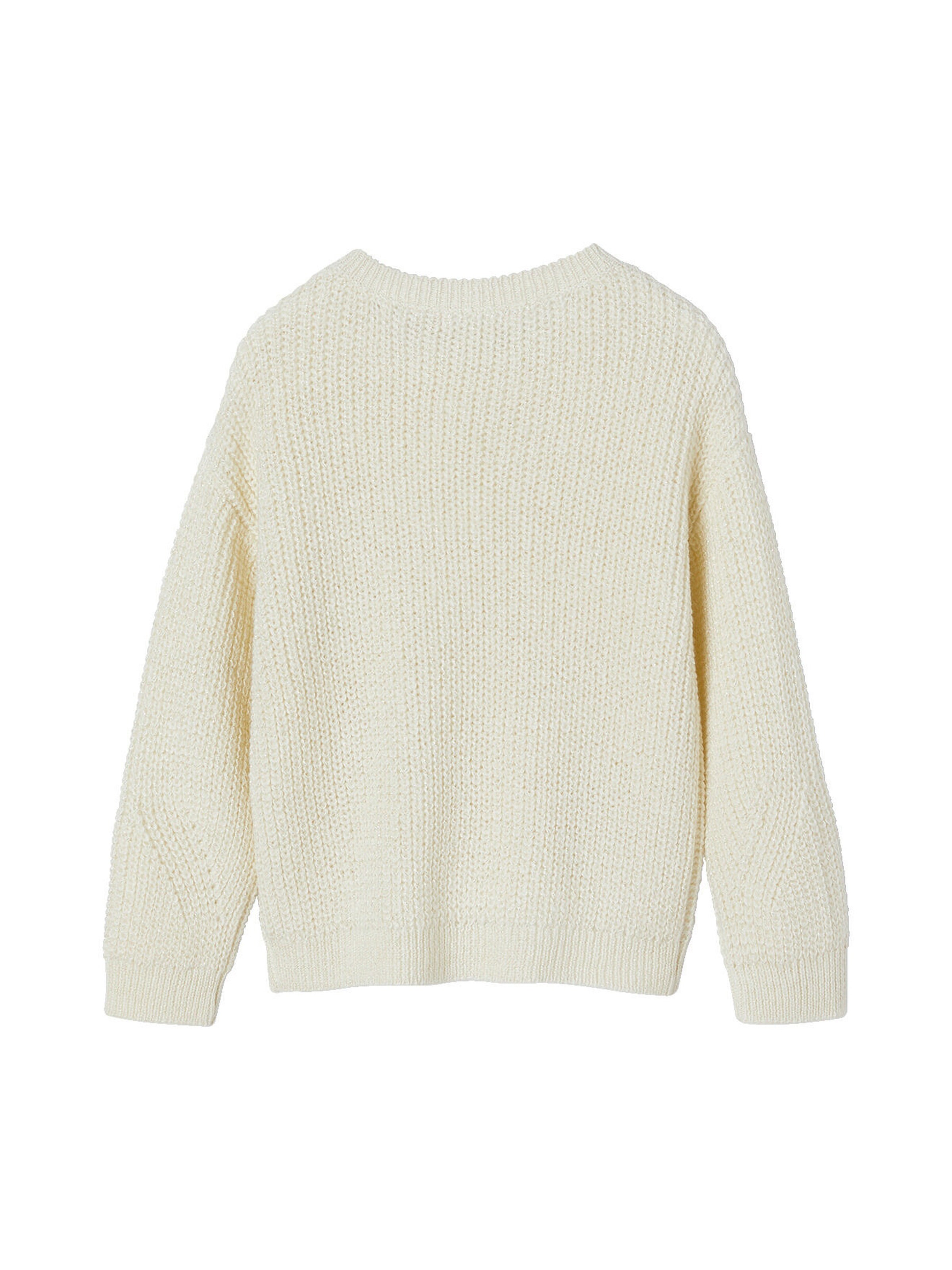 Vertbaudet Mädchen Pullover wollweiß