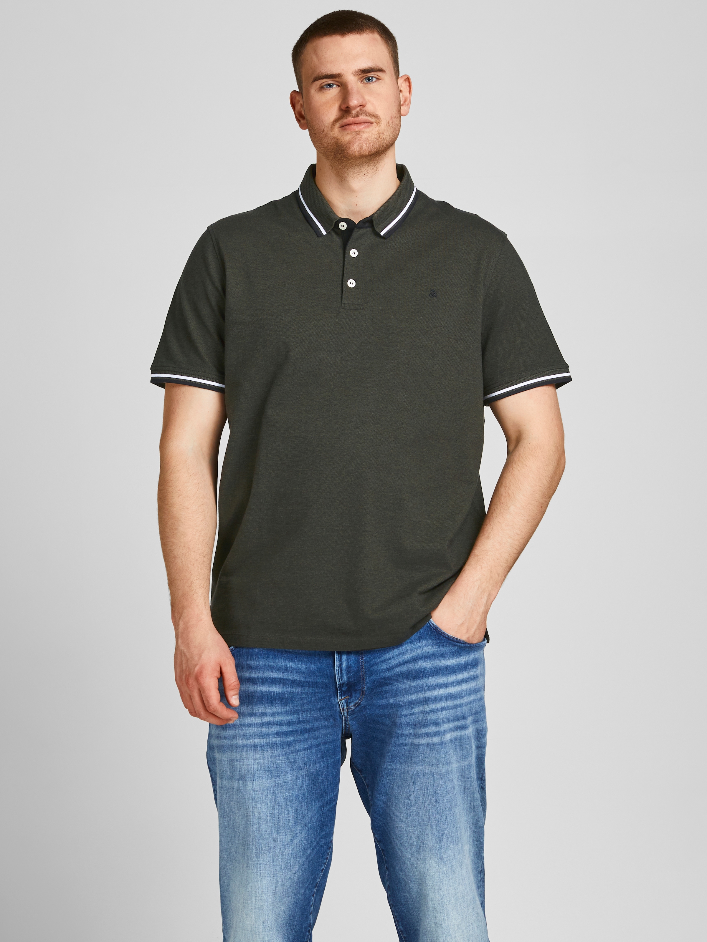 Jack & Jones PlusSize Poloshirt »Paulus Polo«, bis Grösse 6XL