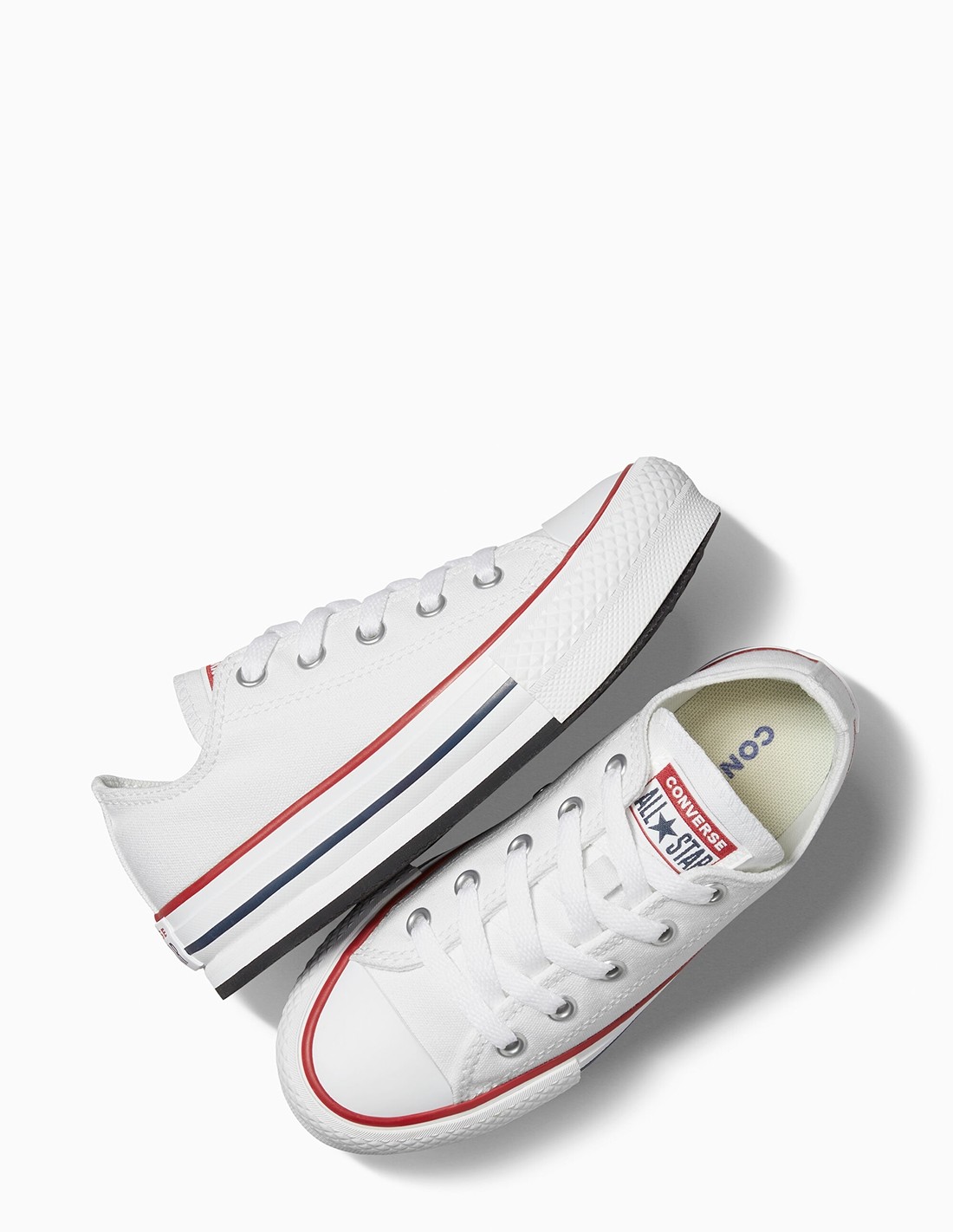 converse Sneakers compensées enfant ctas eva lift ox blanc