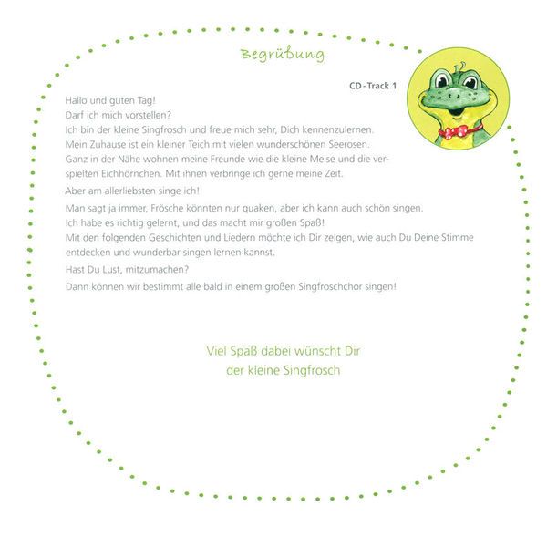 Breitkopf & Härtel Stimmspaß mit dem Singfrosch
