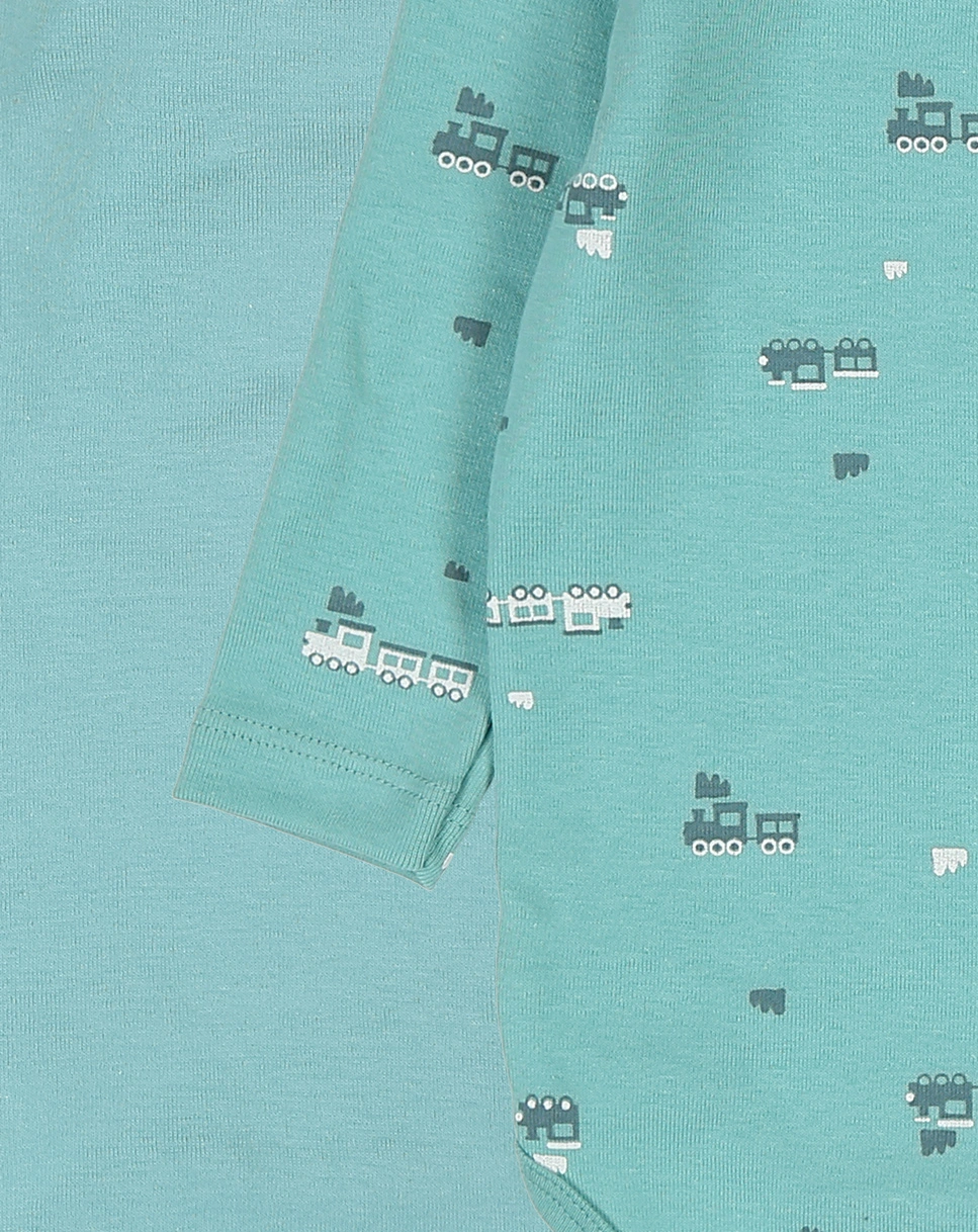 Langarmbody CHO CHO 2er-Pack in green aqua