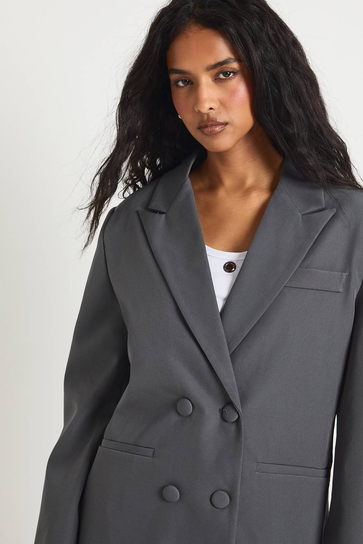 boohoo Blazer de costume ample