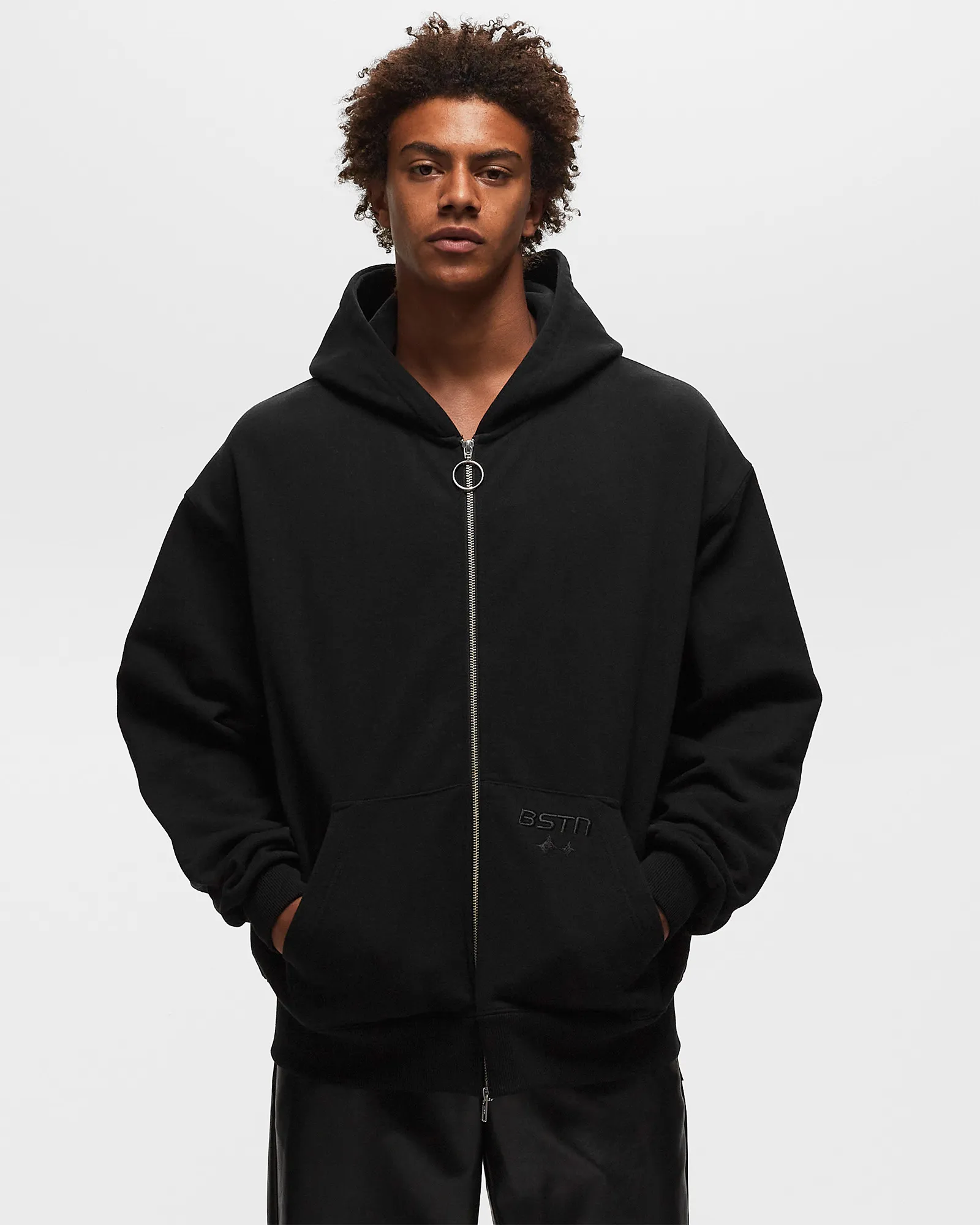 BSTN Brand OVERSIZED HEAVYWEIGHT ZIP HOODY