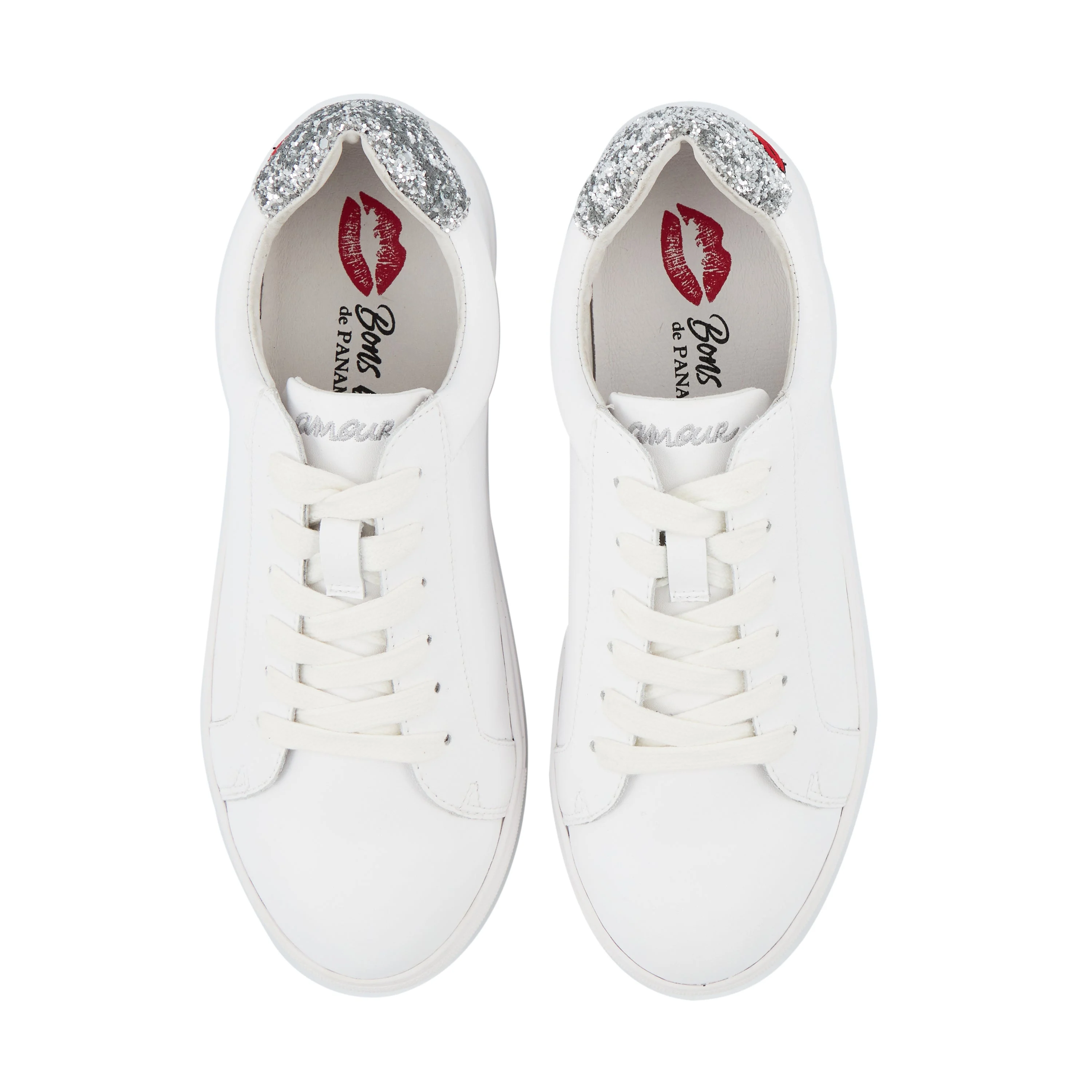 SIMONE PETIT AMOUR - Sneakers en cuir | Blanc