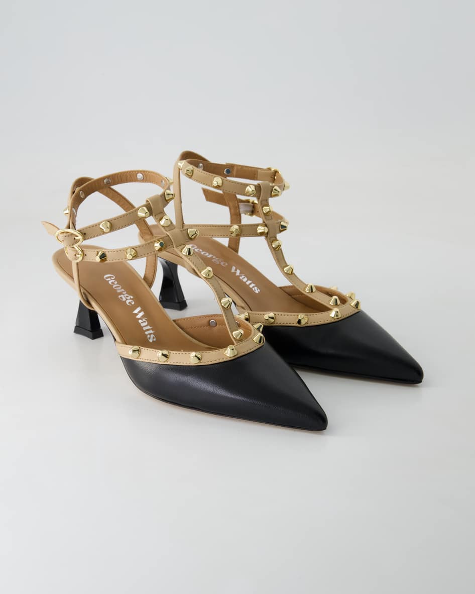 George Watts N202-100 Sandalen in Schwarz