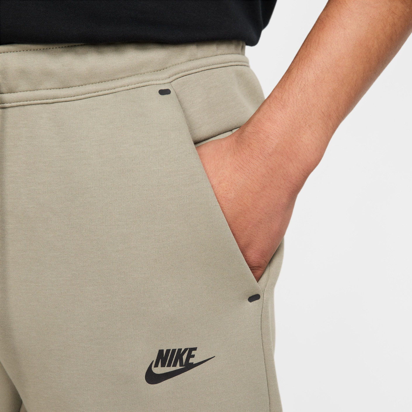 Nike Tech Fleece Sportswear Trainingspak Grijsgroen Zwart