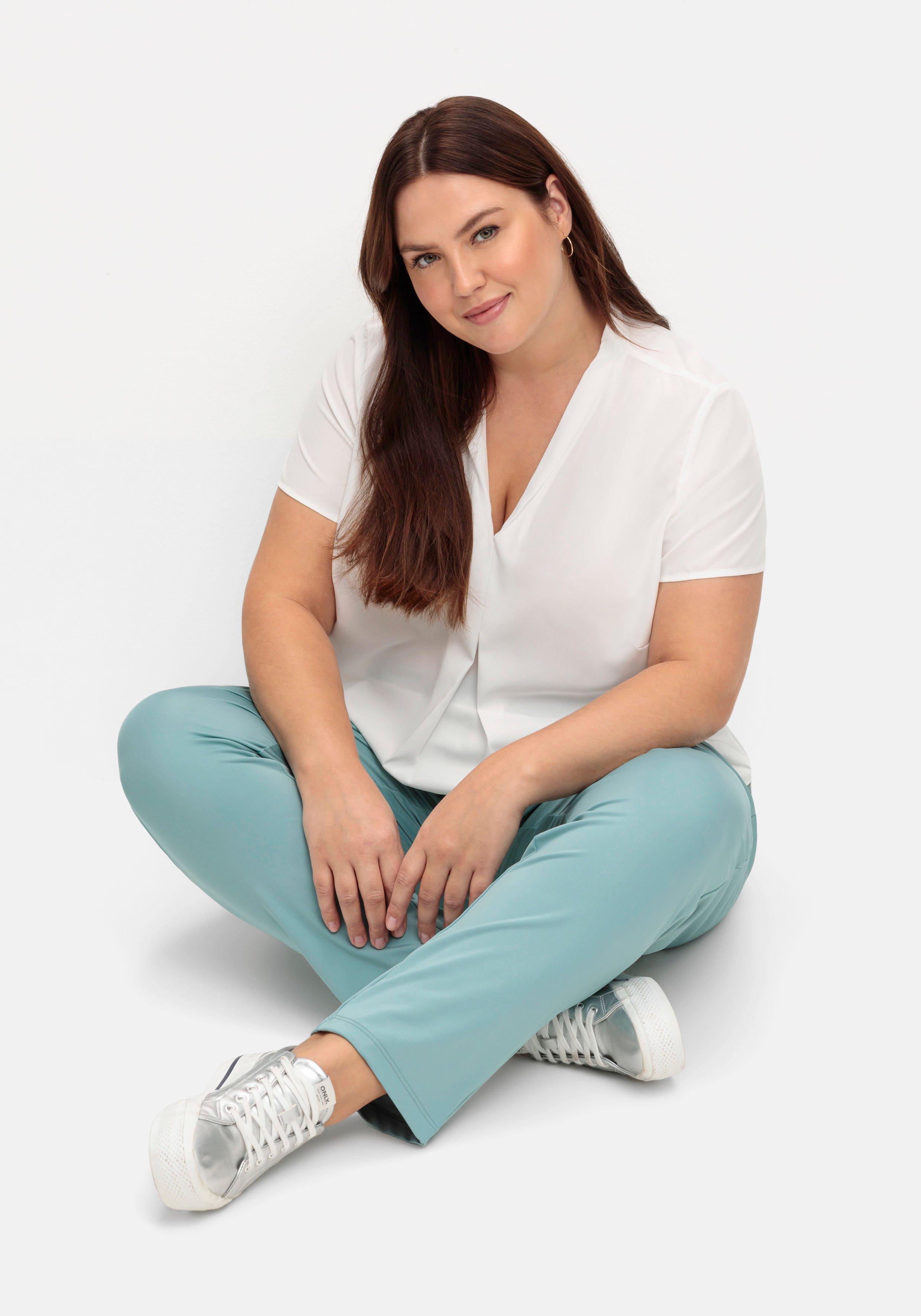 Joggpants mit Rundum-Dehnbund und Bindeband
