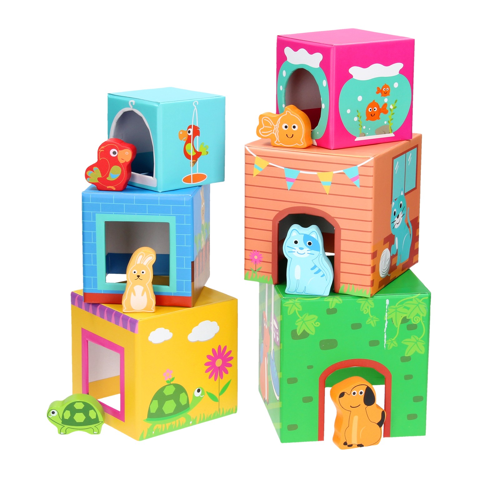 Small Foot-Stapeltoren met Dieren