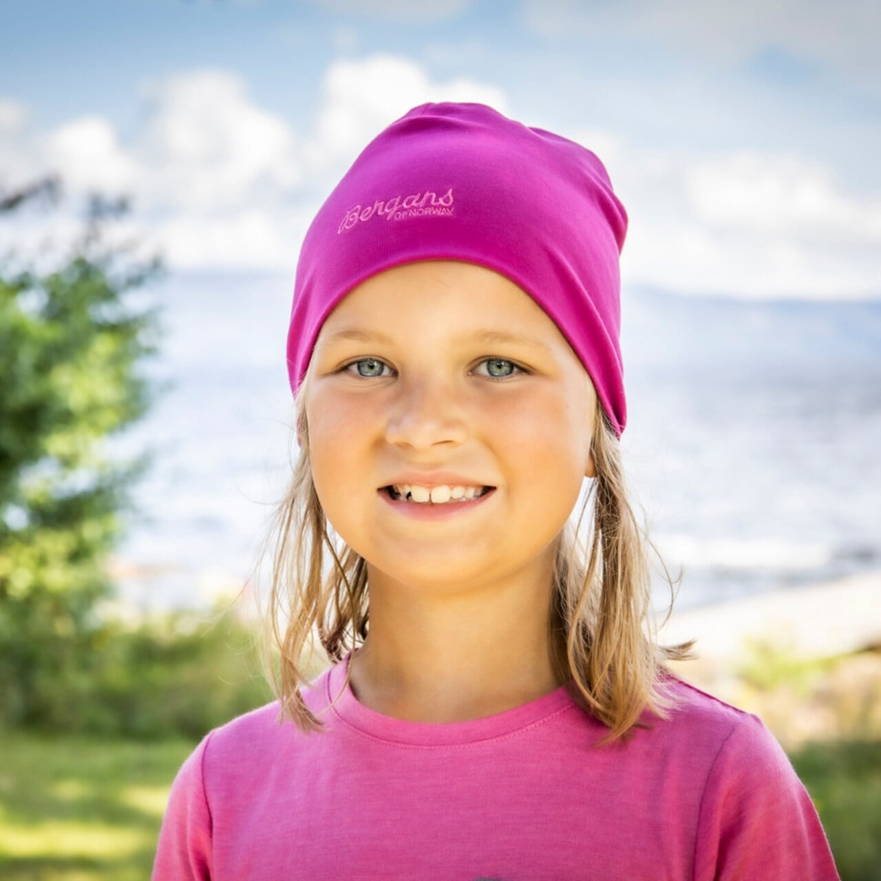 Bergans Kids Cotton Beanie<br>Myk og deilig lue til barn!