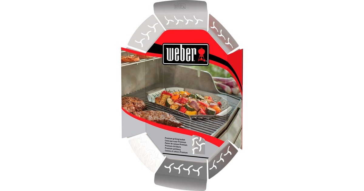 WeberPremium grillkorf groentekorf  (Roestvrij staal)