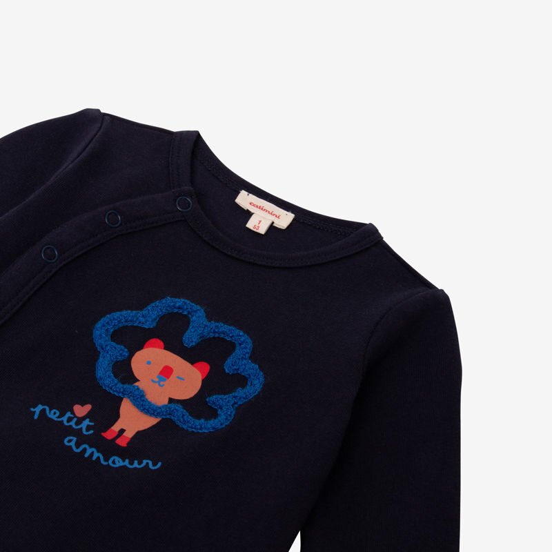 Tee-shirt bio bébé garçon nuage Catimini Aucune nuance