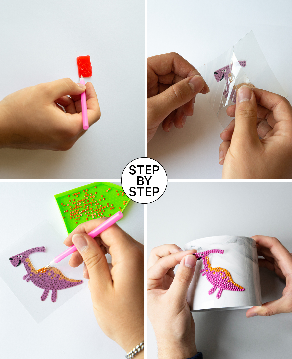 Diamond Painting Sticker DIY Tiere 3 Motive - Jungle