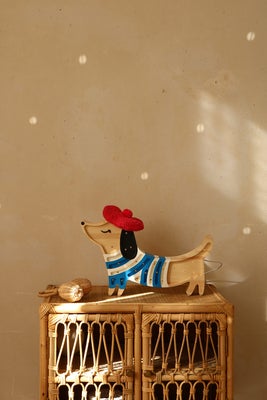 Little Lights Lampe Hundevalp, French Style