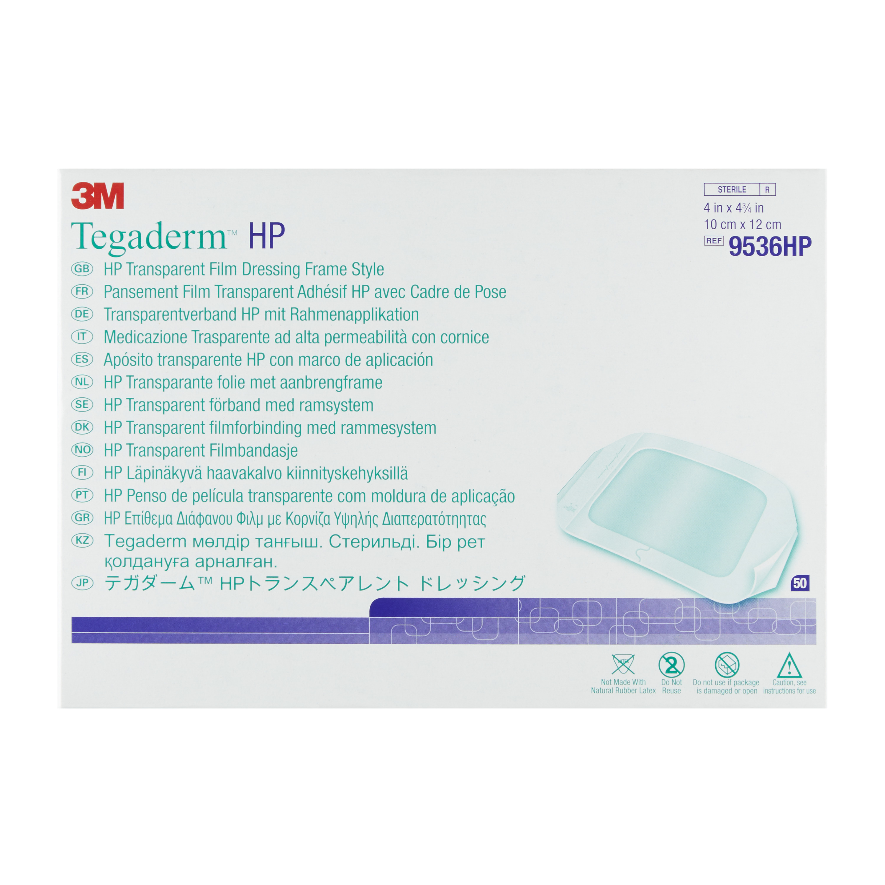 TEGADERM Wundverband 10x12cm rechteckig 50 Stk
