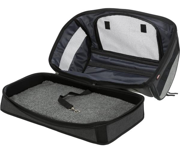 Trixie Transporttasche Holly, schwarz/grau,