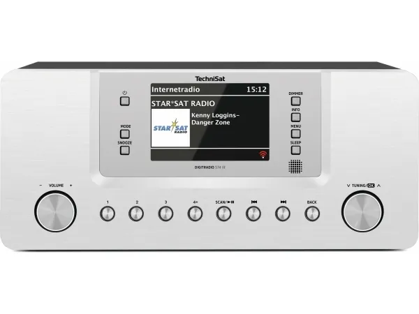 TechniSat DigitRadio 574 IR - Audiosystem - 2 x 5 Watt - sølv