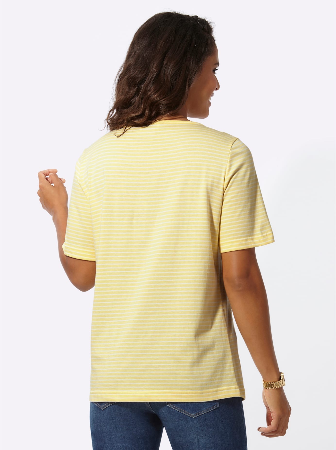 Casual Looks Kurzarmshirt »Ringelshirt«, 1 Stk.