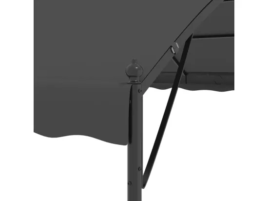 Auvent de parasol 3 x 4 m Anthracite