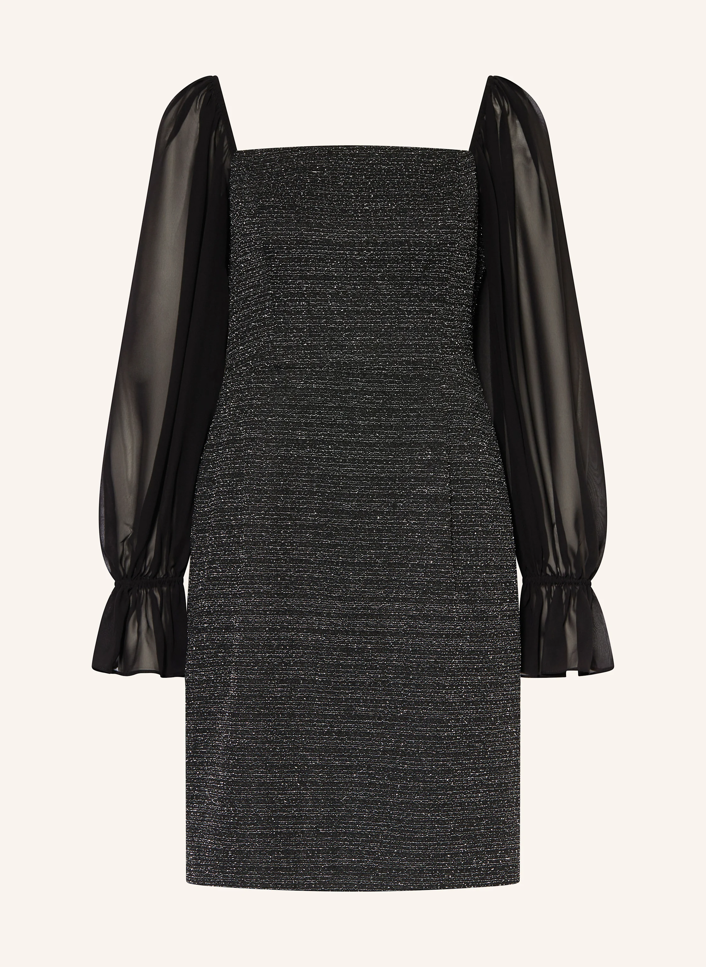 ADRIANNA PAPELL Tweed-Kleid mit Glitzergarn