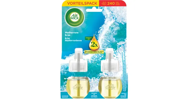 Airwick Nachfüller für Duftstecker Mediterrane Brise 2 x 19 ml