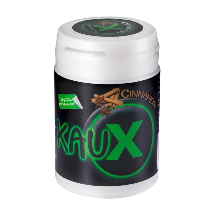 Kaux Zahnpflegekaugummi Cinnamon / Zimt mit Xylitol, 40 St