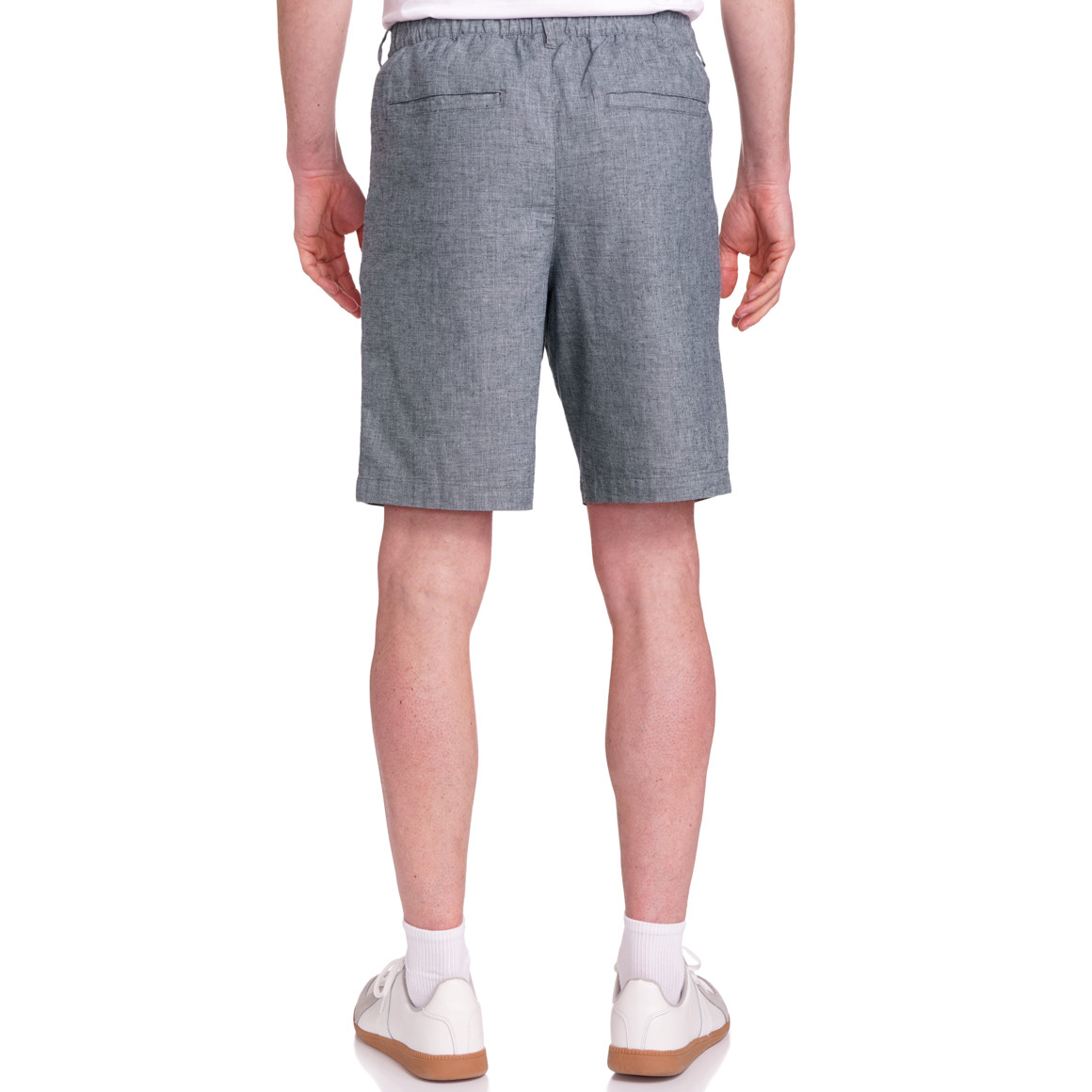 VanVaan Herren Shorts mit Leinen hellgrau
