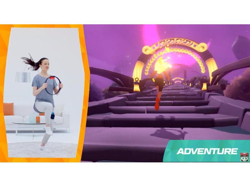 Nintendo Ring Fit Adventure Bewegungsgesteuertes Abenteuerspiel mit Fitness-Übungen