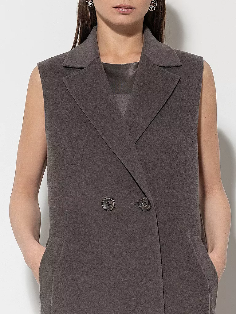 LUISA CERANO Gilet hellbraun