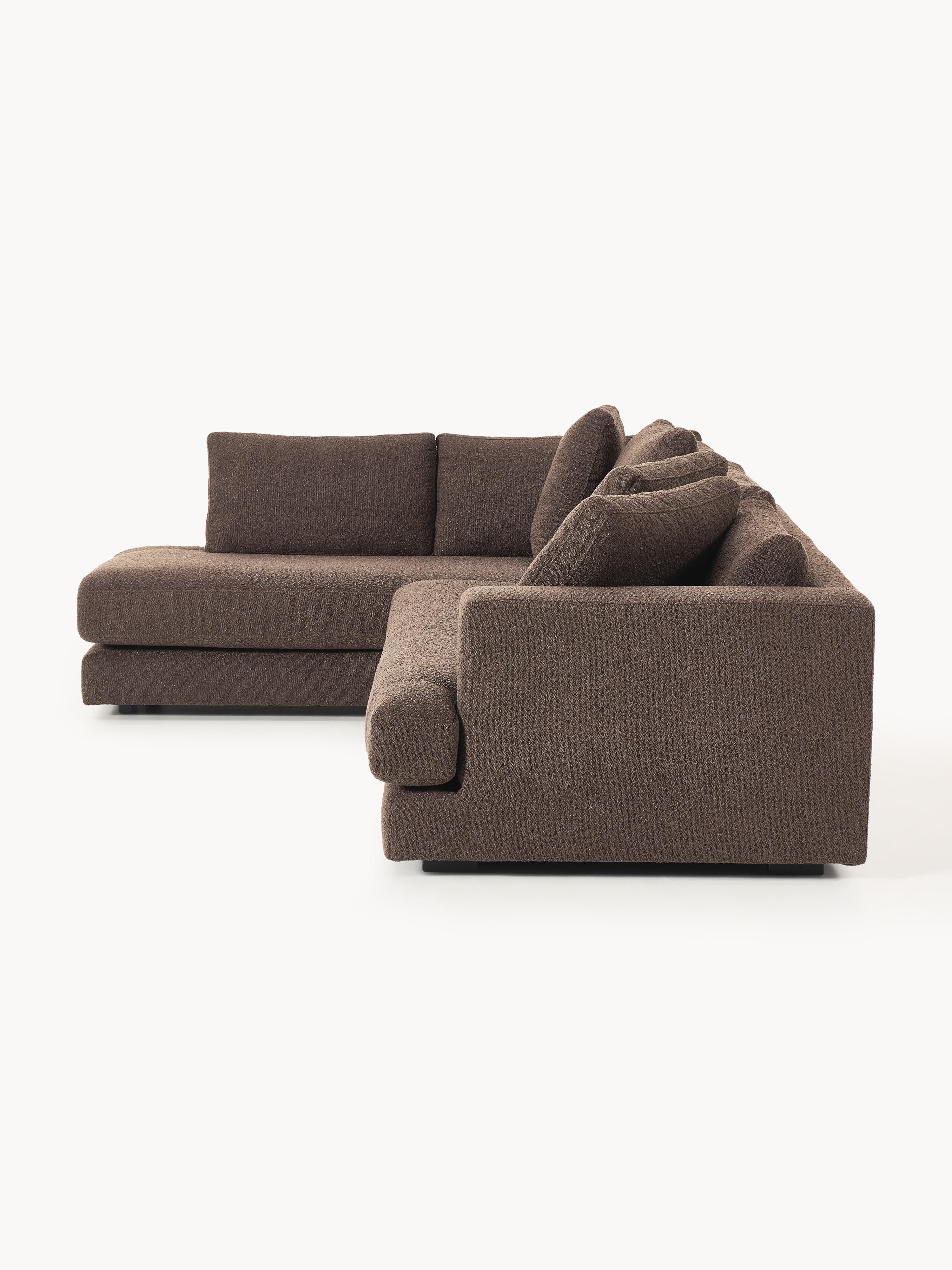 Bouclé hoekbank Tribeca