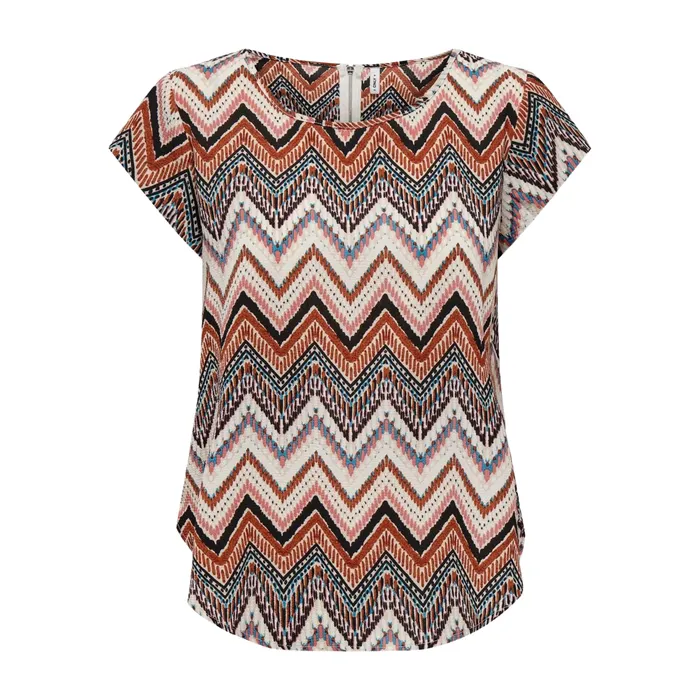Only Vic S/S AOP Top Dames