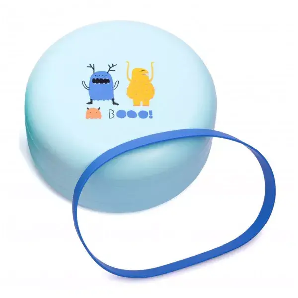 Conjunto de pratos empilháveis Suavinex +4m Azul