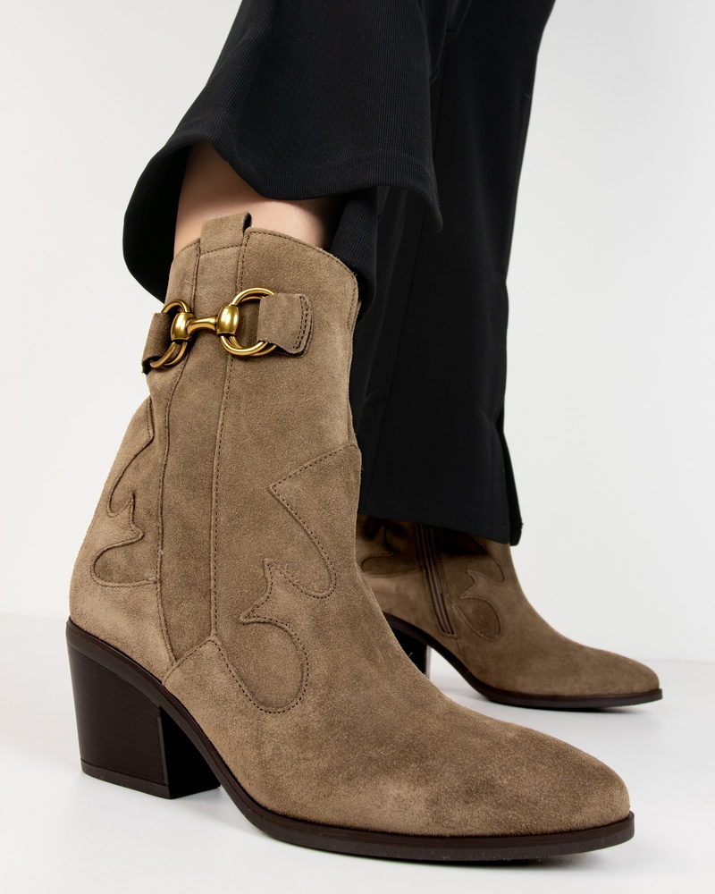 Gabor Rits- & gesloten boots  - taupe