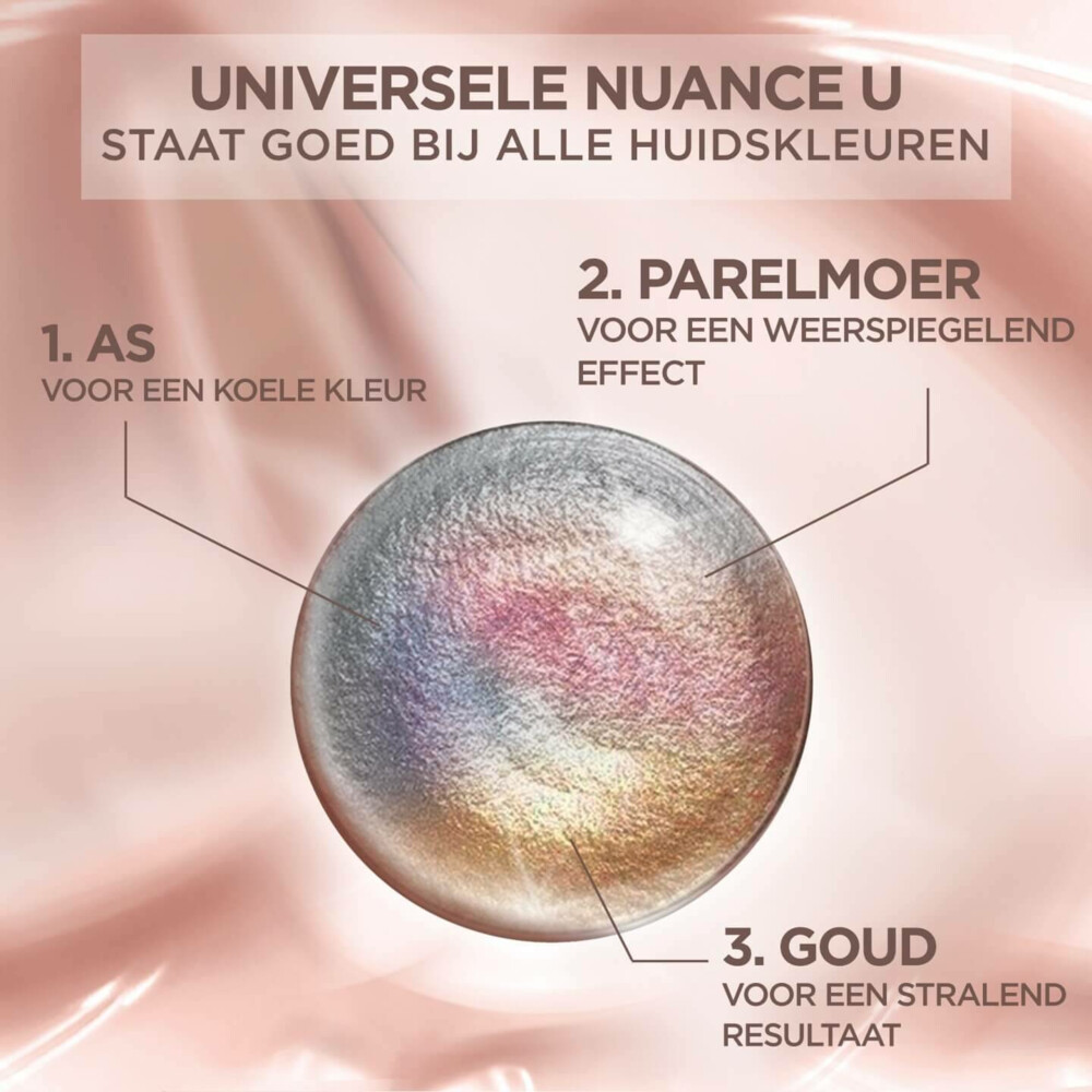 L'Oréal Excellence Crème Universal Nudes Permanente Haarkleuring 3U Universeel Donkerbruin
