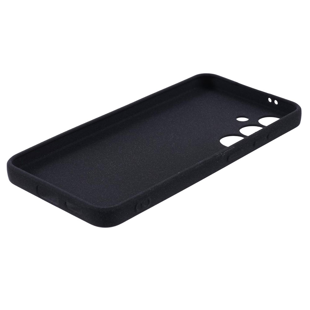 Samsung Galaxy S24 Gummi Case Hülle mit Kameraschutz - Schwarz
