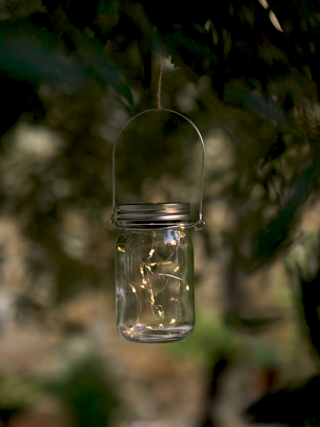 Solarlanterne | 7,7 x 13 cm. | Clear, Silver