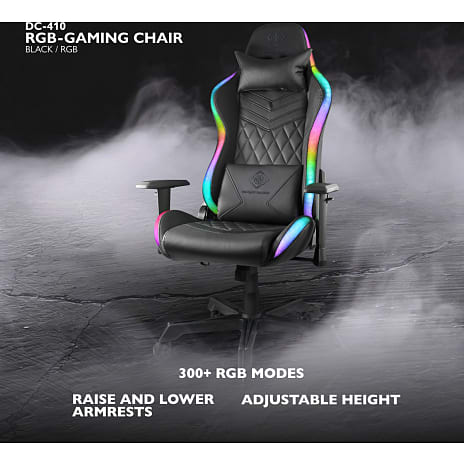 Deltaco RGB gamerstol GAM-080 - sort