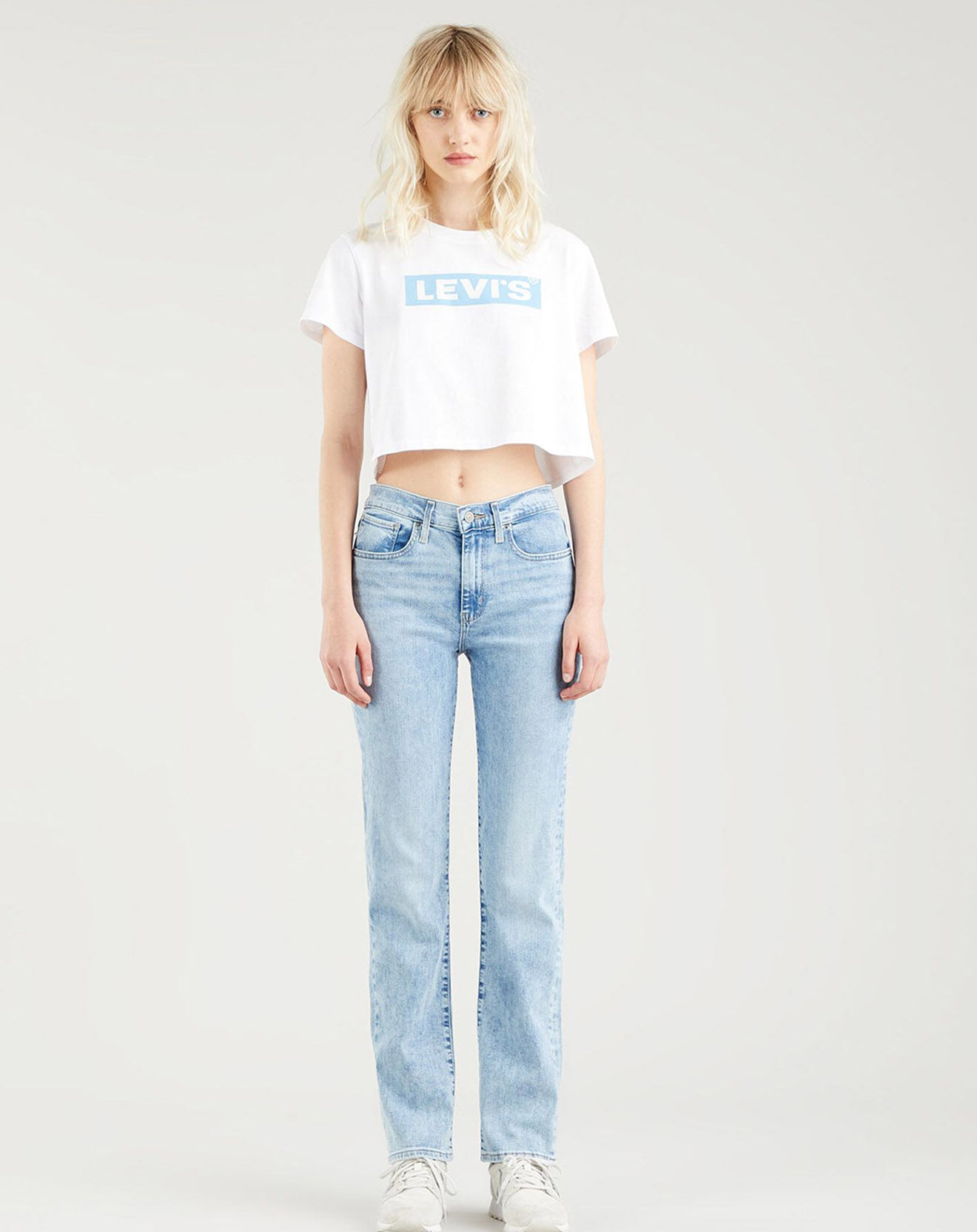 Levi's® Jean high rise straight 724 Spill T bleu clair