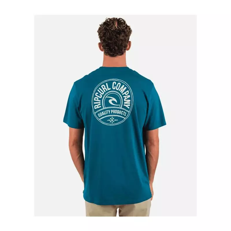 Teeshirt RIPCURL Stapler Tee Blue Green M