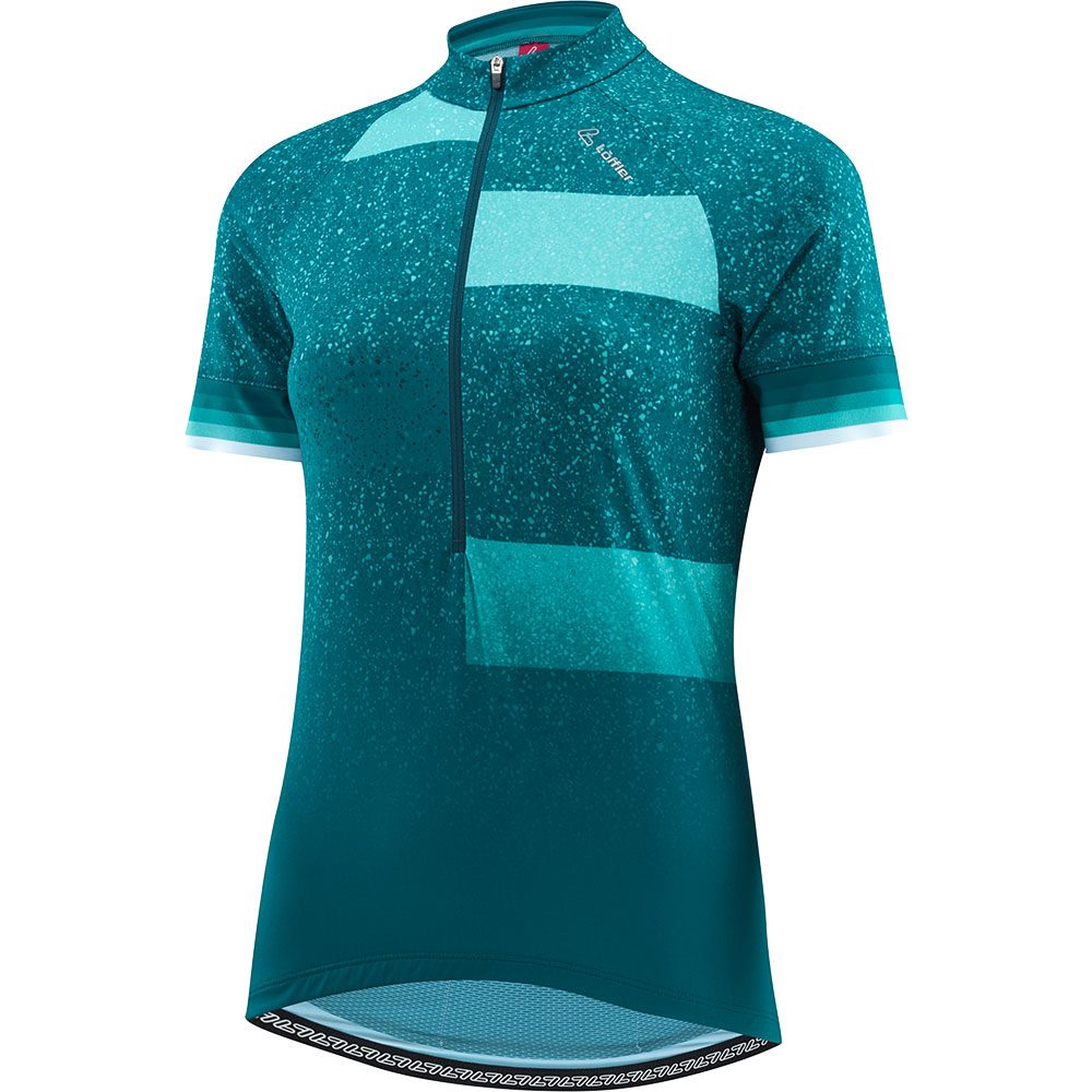 Löffler Finessa HZ Radtrikot Damen blue coral