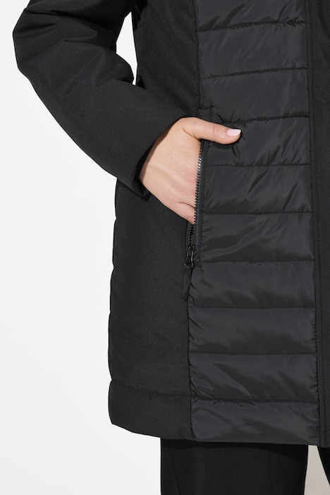 HYPRAR Hybridjacke, Stepp/Softshell, Stehkragen, Kapuze