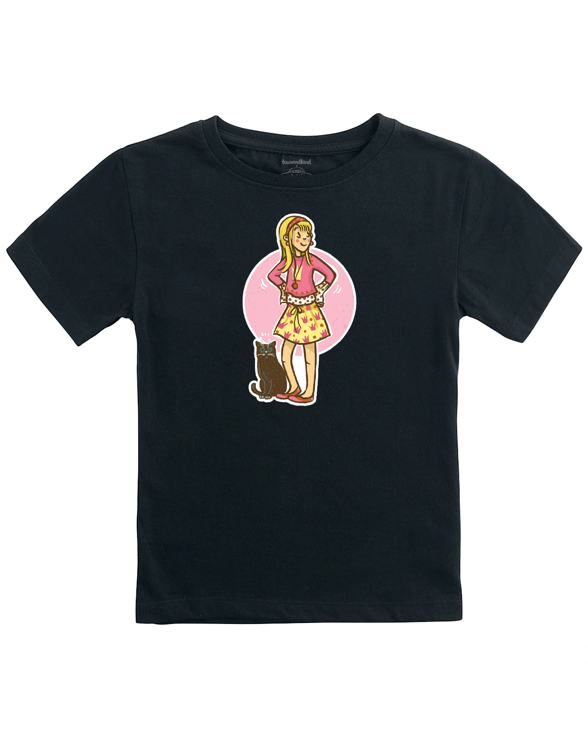 T-Shirt HELENE & KARAJAN in schwarz