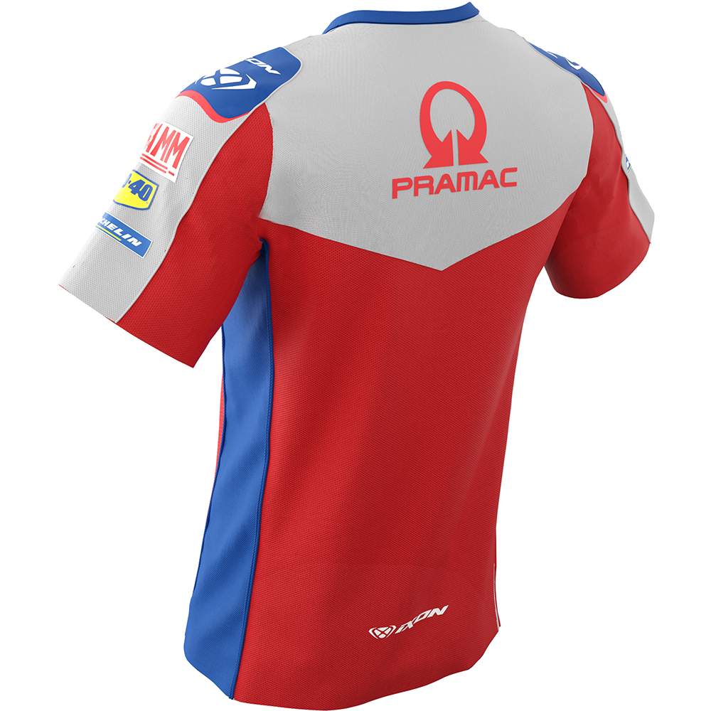 Ixon - T-shirt Pramac 22 Rouge / Blanc / Bleu
