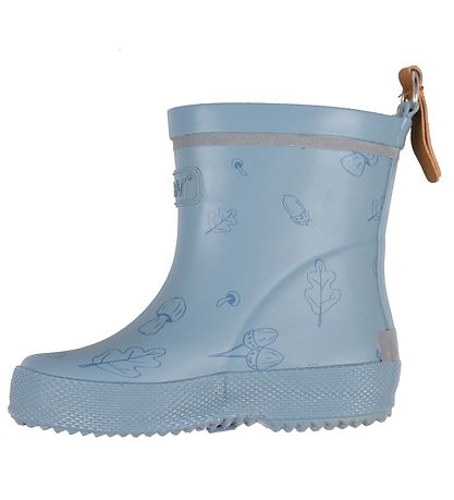 CeLaVi Gummistiefel - Short - Smoke Blue m. Print