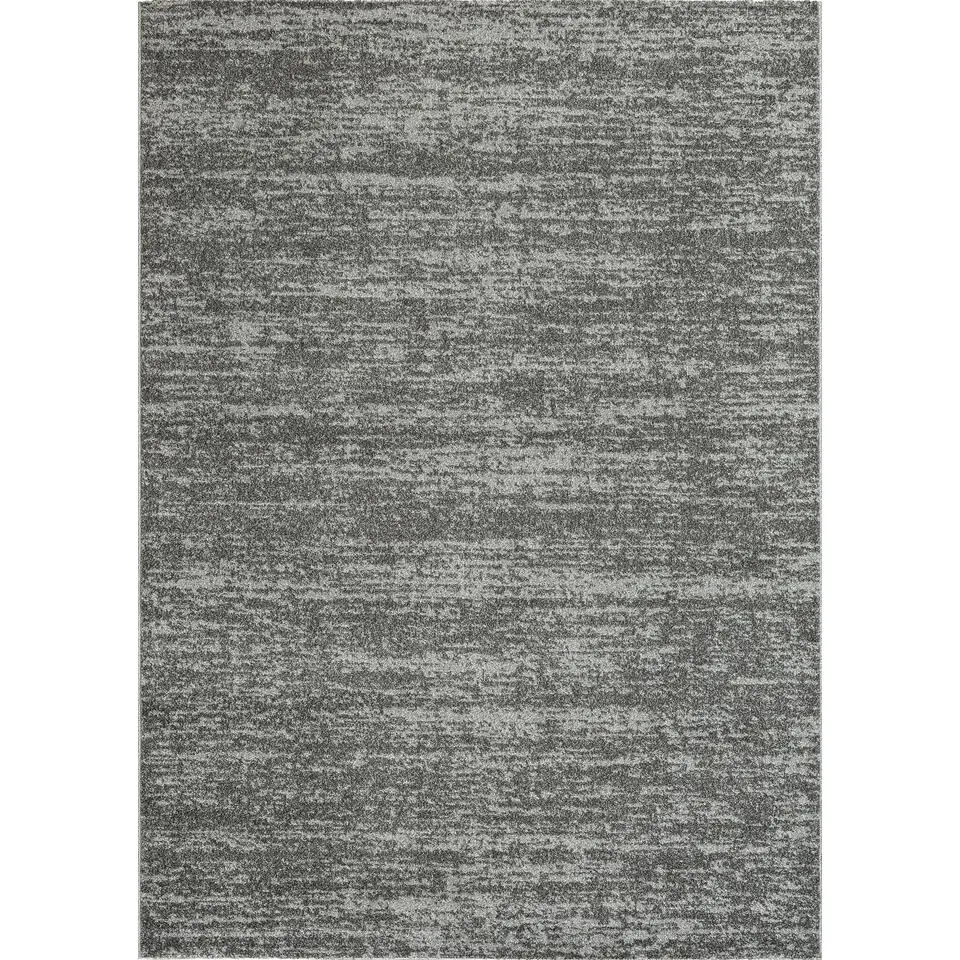 Relax Oslo - Laagpolig Effen Vloerkleed - Grijs - 200x290 CM